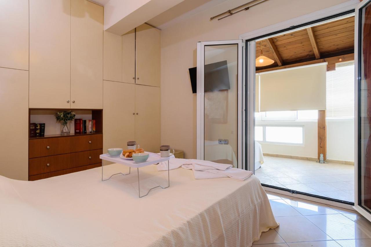 Central Penthouse In Quiet Neighborhood Near Sandy Beach 干尼亞 外观 照片
